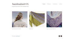 Desktop Screenshot of handmaineknits.com