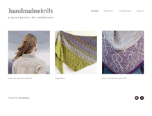 Tablet Screenshot of handmaineknits.com